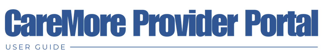 CareMore Provider Portal​