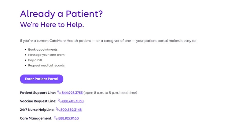 CareMore Provider Contact Number